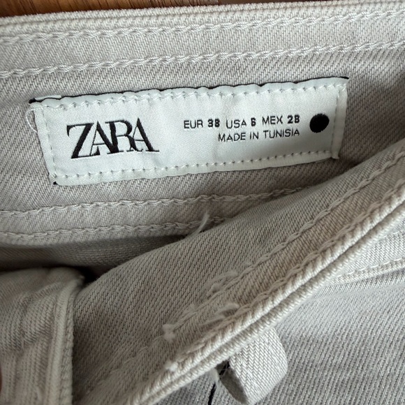 Zara Collection High Waist Marine Straight Jeans - size 6 - Picture 5 of 7